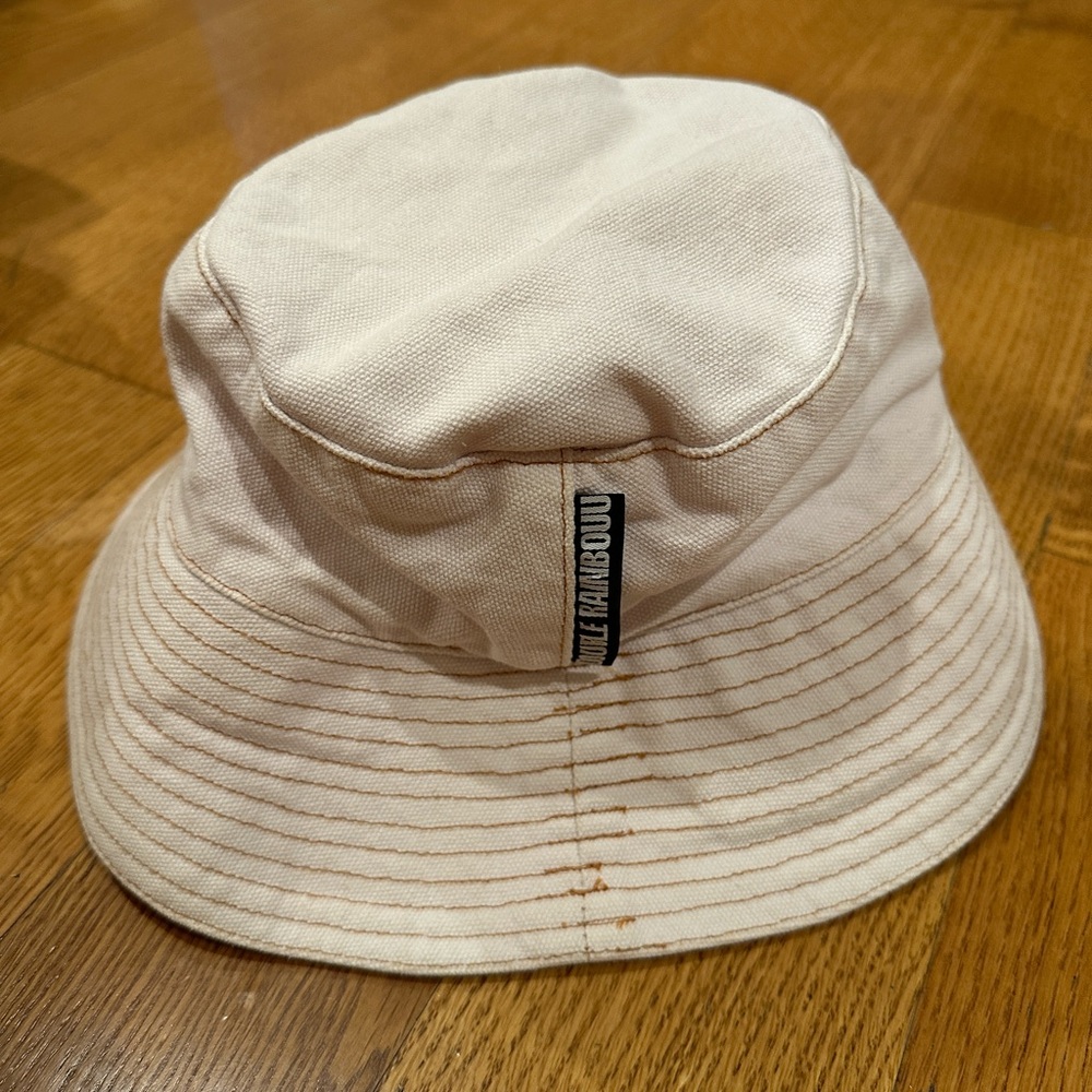 Double Rainbou Light pink bucket hat
